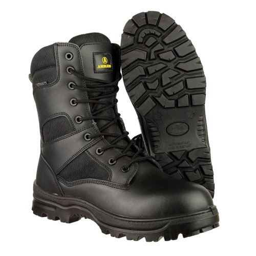Amblers Combat Boots (Waterproof), This combat boot from Amblers is a high-leg classic style, that is both waterproof and breathable